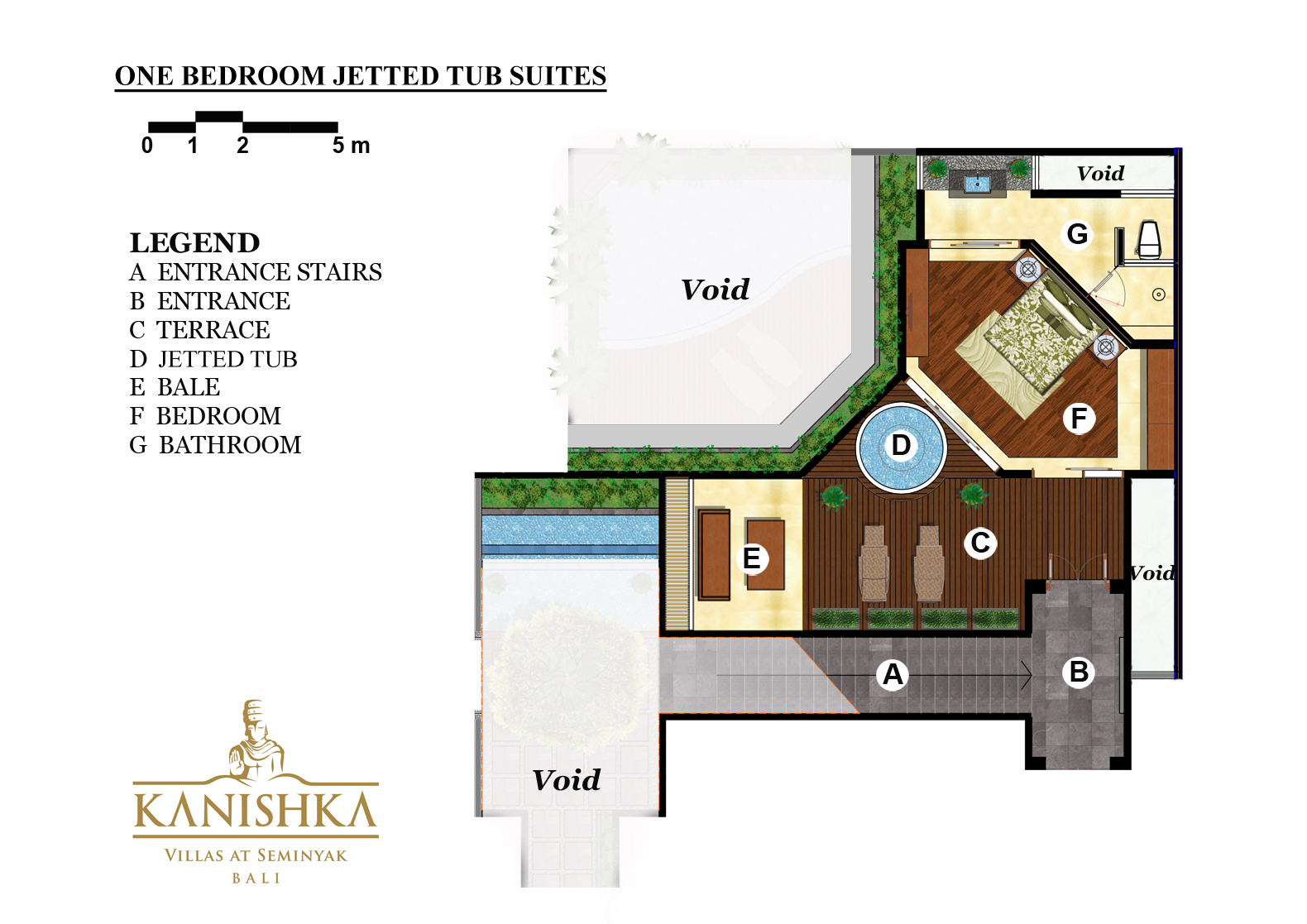 Jetted Tub Suite Floor Plan